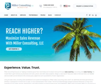 Millersalesconsulting.com(Miller Consulting) Screenshot