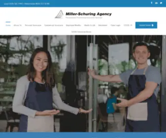 Millerschuring.com(Personalized Professional Insurance Services) Screenshot