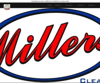 Millersdrycleaners.com(Millers Dry Cleaners) Screenshot