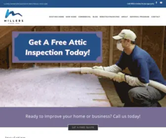 Millersinsulation.com(Insulation Contractor Millers Inc) Screenshot