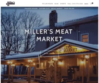 Millersmeatmarketny.com(Miller's Meat Market) Screenshot