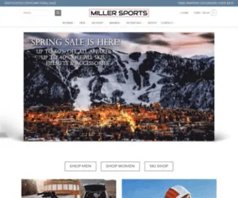 Millersportsaspen.com(Toni Sailer Ski Wear & Designer Ski Jackets) Screenshot