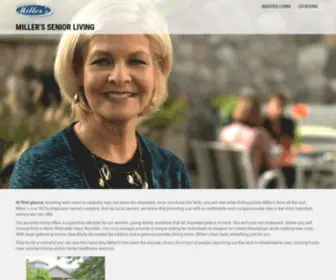 Millersseniorliving.com(Miller's Senior Living) Screenshot