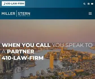 Millersternlawyers.com(Medical Malpractice) Screenshot