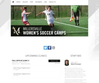 Millersvillewomenssoccercamps.com(Millersvillewomenssoccercamps) Screenshot