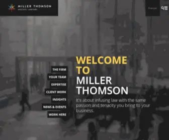 Millerthomson.com(Miller Thomson LLP) Screenshot