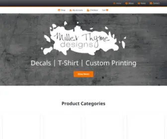 Millerthymedesigns.com(Miller Thyme Designs) Screenshot