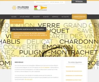 Millesimesalacarte.com(Millésimes) Screenshot