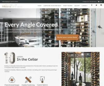 Millesimewineracks.com(Online Custom Wine Racks) Screenshot