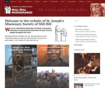 Millhillmissionaries.com(Mill Hill Missionaries) Screenshot