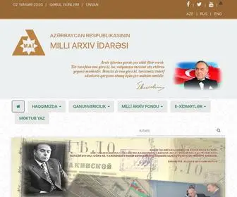Milliarxiv.gov.az(Milli) Screenshot