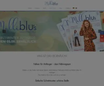 Milliblus.de(Nähblog) Screenshot