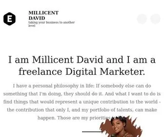 Millicentdavid.com(Taking your business to another level) Screenshot