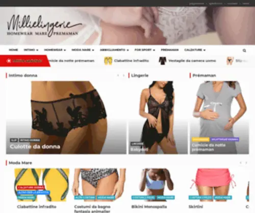 Millielingerie.com(Millie lingerie) Screenshot