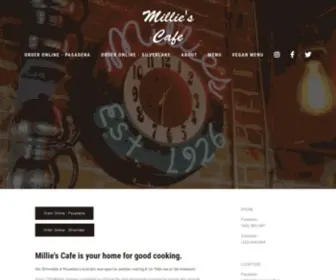 Milliescafela.com(Millie's Cafe) Screenshot
