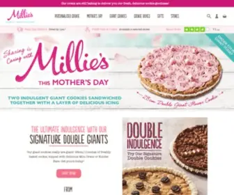 Milliescookies.com(Millie's Cookies) Screenshot