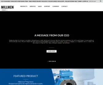 Millikenvalve.com(Milliken Valve Company) Screenshot