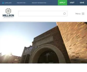 Millikin.edu(Millikin University) Screenshot