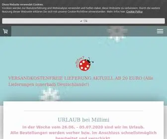 Millimi.de(Einladungskarten zum Kindergeburtstag) Screenshot