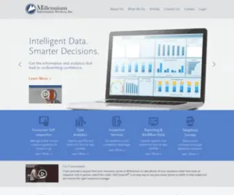 Millinfo.com(Millennium Information Services) Screenshot
