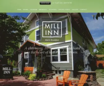 Millinn.com(The Mill Inn Bend Oregon Bed and Breakfast) Screenshot