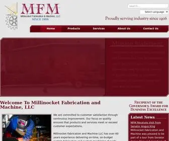 Millinocketfab.com(Millinocket Fabrication and Machine) Screenshot