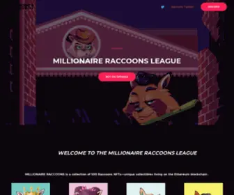 Millionaireraccoons.com(Millionaire raccoons) Screenshot