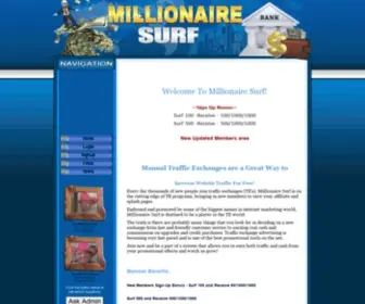 Millionairesurf.com(Millionaire surf) Screenshot