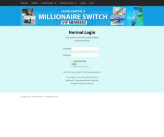 Millionaireswitchvip.com(Millionaireswitchvip) Screenshot