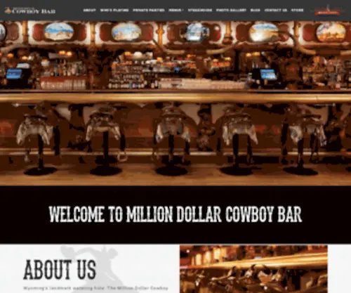 Milliondollarcowboybar.com(The Million Dollar Cowboy Bar) Screenshot