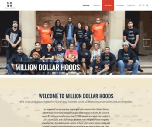 Milliondollarhoods.org(Million Dollar Hoods) Screenshot