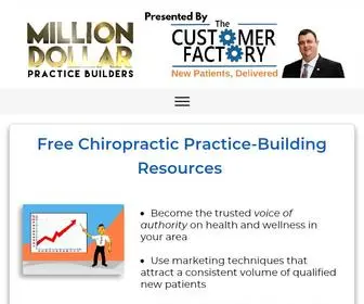 Milliondollarpracticebuilders.com(You Can Love Your Patients and Prosper) Screenshot