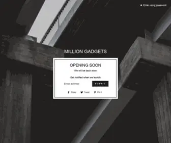Milliongadget.com(Create an Ecommerce Website and Sell Online) Screenshot