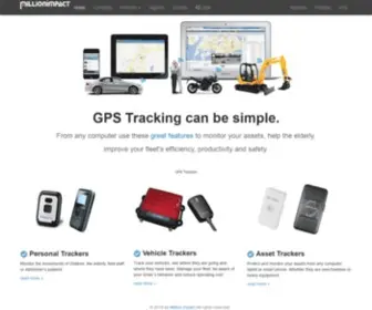 Millionimpact.com(Real time GPS tracking solution) Screenshot