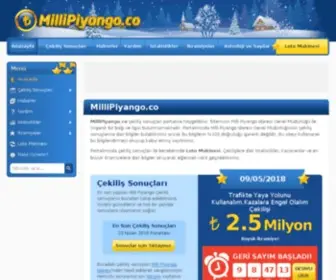 Millipiyango.co(Yılbaşı çekiliş sonuçları) Screenshot