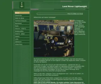 Millitary-Lightweight.de(Landrover Lightweight army) Screenshot