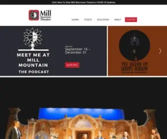 Millmountain.org(Mill Mountain Theatre) Screenshot