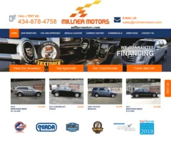 Millnermotors.com(Millner Motors Guaranteed Credit Approval Charlottesville VA) Screenshot