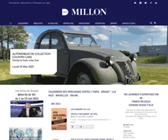 Millon-Associes.com(Maison de ventes aux enchères) Screenshot