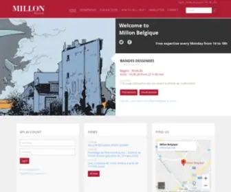 Millon-Belgique.com(Millon Belgique) Screenshot