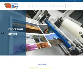 Millop.com(Reciclaje, impresión y empaque y embalaje) Screenshot