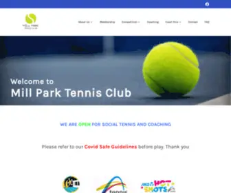 Millparktennisclub.com.au(Mill Park Tennis Club) Screenshot