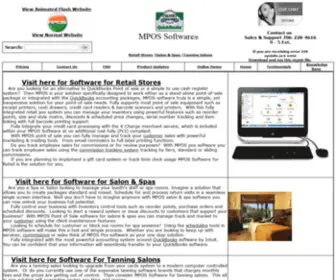 Millresources.com(Software for Retail pos systems Tanning and Gift cards) Screenshot