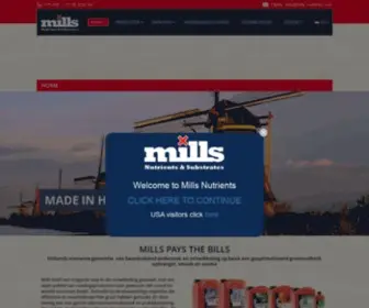 Mills-Nutrients.com(Mills Nutrients) Screenshot