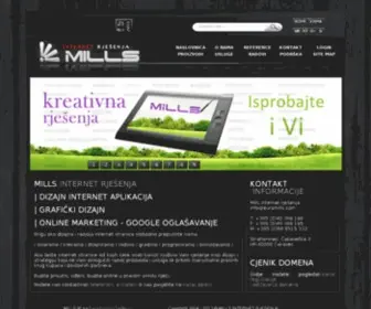 Mills.hr(Mills internet rješenja) Screenshot