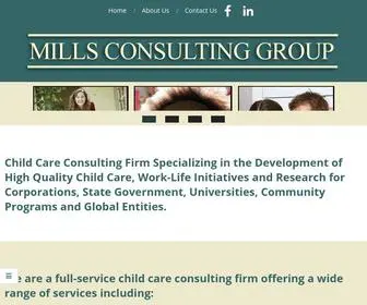 Millsconsultinggroup.com(Mills Consulting Group Child Care Consultants) Screenshot