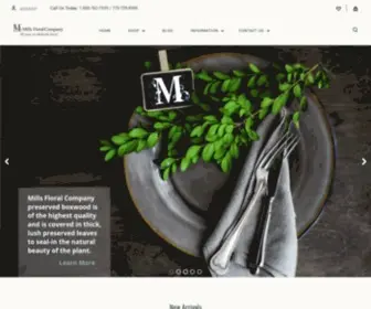 Millsfloral.com(Mills Floral Company) Screenshot