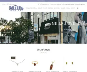 Millsjewelers.com(Mills Jewelers in Lockport) Screenshot