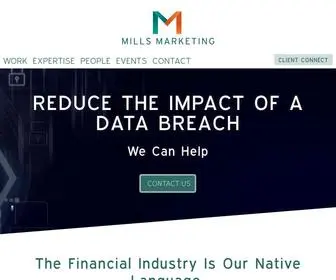 Millsmarketing.com(Mills Financial Marketing) Screenshot