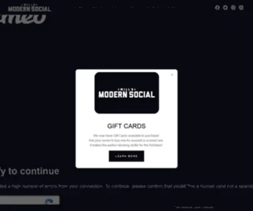 Millsmodernsocial.com(Mill's Modern Social) Screenshot